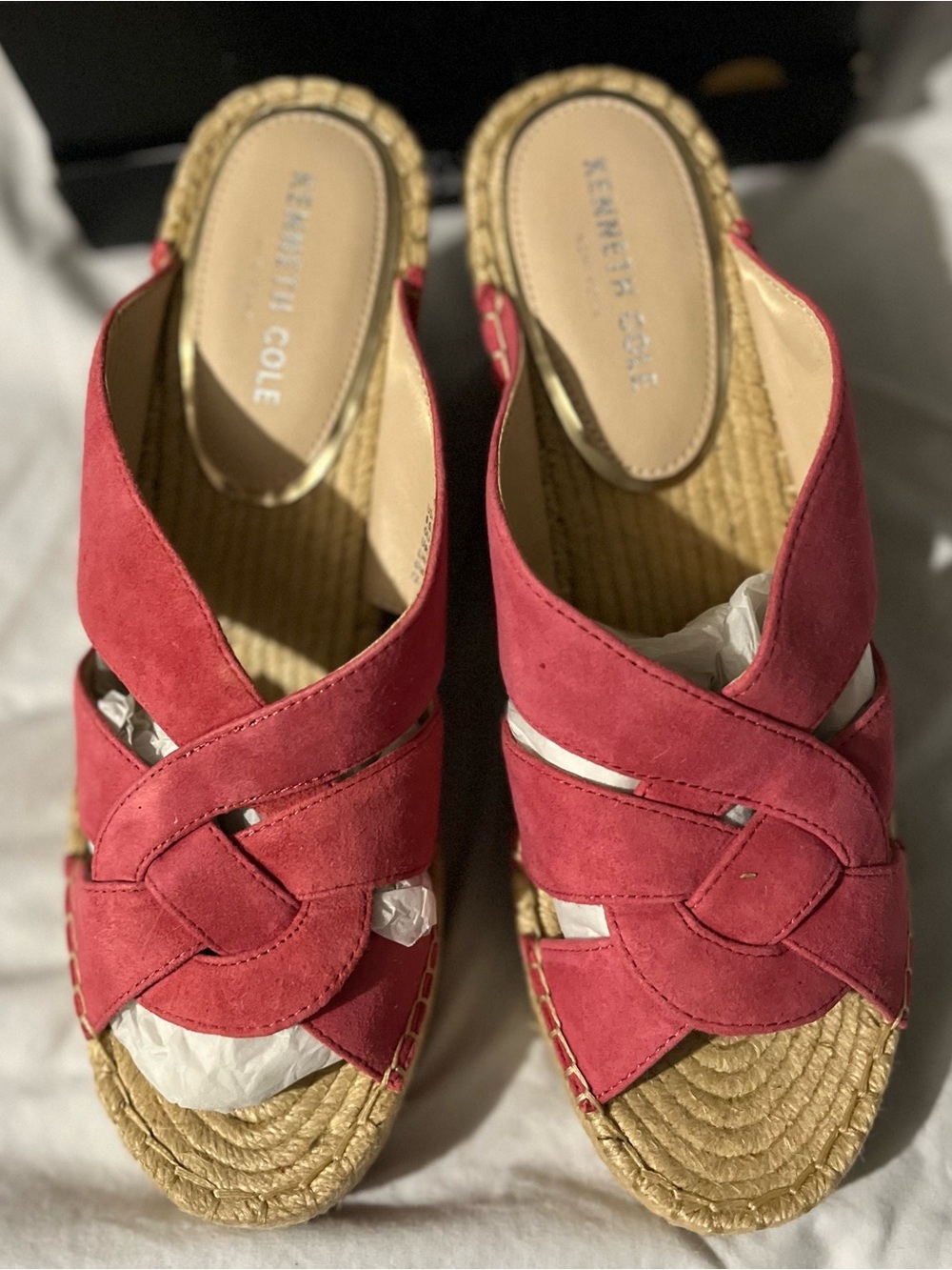 Coral Wedge Espadrille Sandals